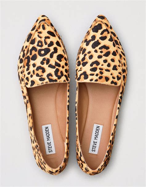 steve madden pointed flats|steve madden cheetah print flats.